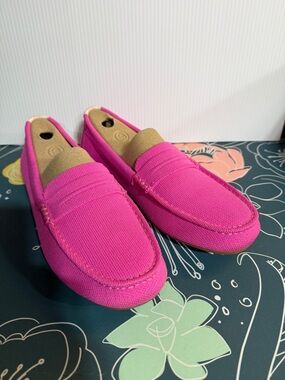 Rothy’s Bright Pink Slip-On Loafers